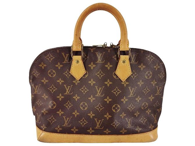 Louis Vuitton Alma Monogram Canvas MM Marrom