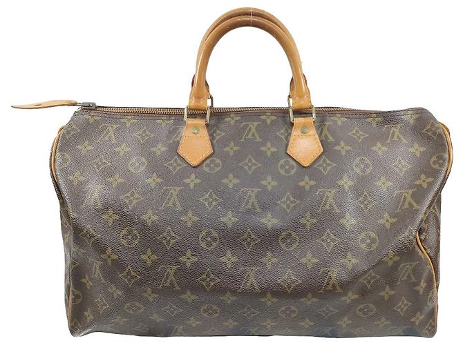 Louis Vuitton Speedy Monogram Canvas 40 Braun