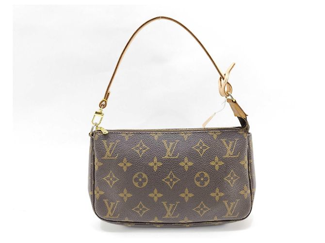 Louis Vuitton Louis Vuitton Pochette Monogramme em canvas Monogramme medium Marrom