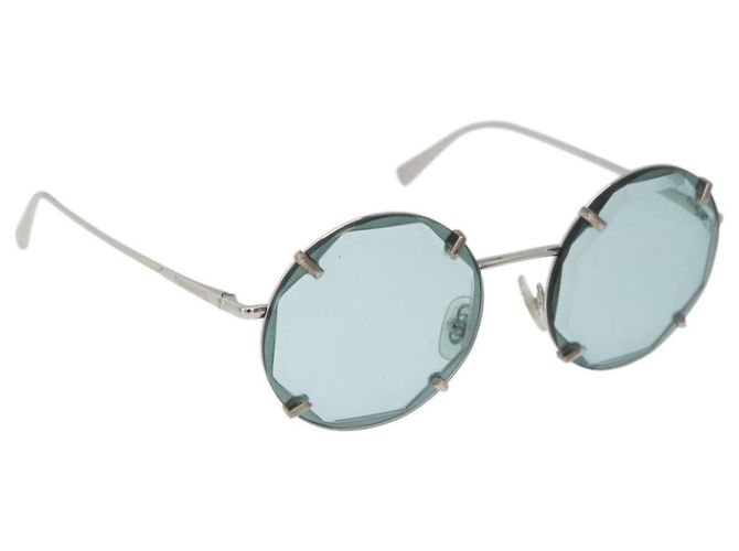 Autre Marque Sonnenbrille TIFFANY&Co. Metall Blau Auth 167005SM