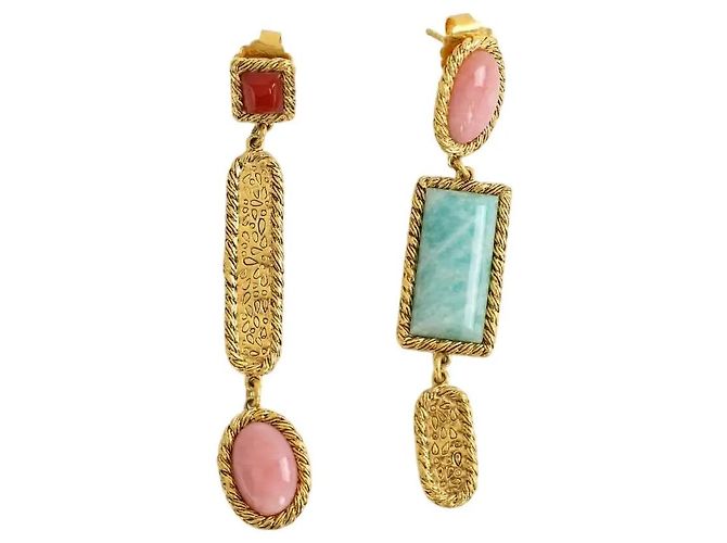 Aurelie Bidermann Orecchini dorati D'oro 