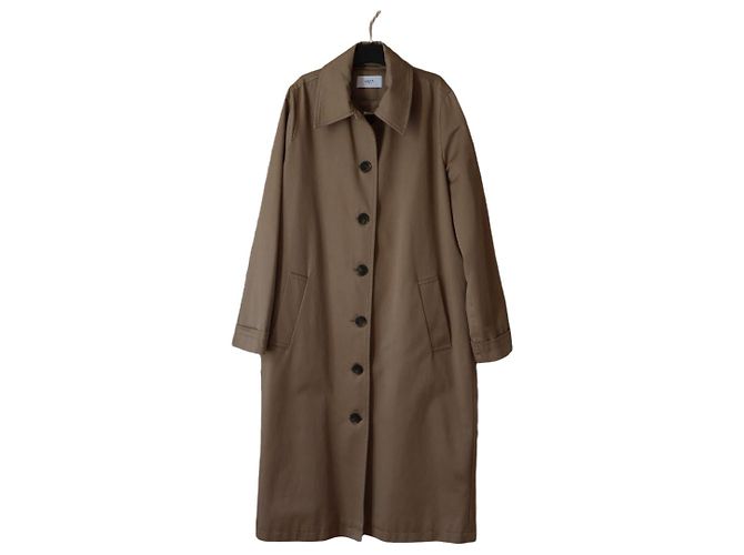 Zapa Tairic Trenchcoat camel Baumwolle Kamel