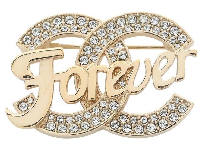 Spilla Accessorio Coco Mark di Chanel D'oro