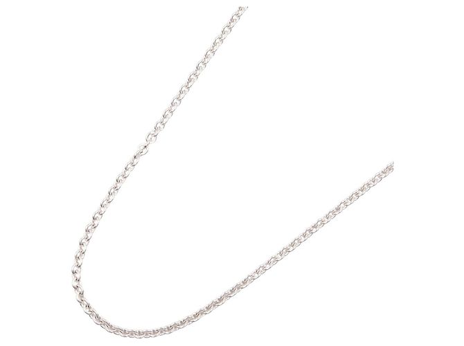 Collar de cadena de oro blanco de 18K Cartier