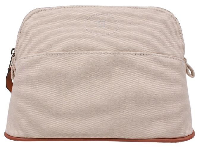 Hermès Hermes Bolide Mini Pouch Brown Cream