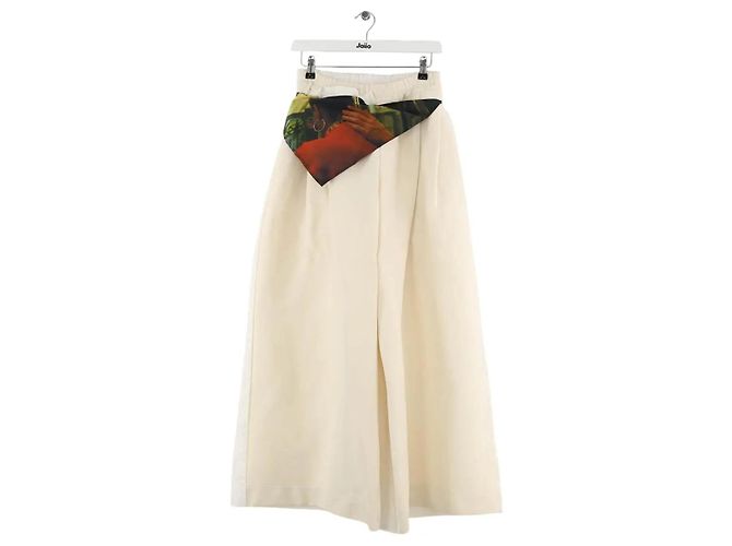 Autre Marque Calça larga bege