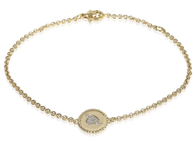 Pulsera Corazón & Flecha en Oro Amarillo y Diamantes de David Yurman
