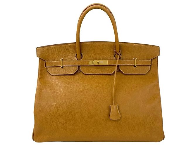 Bolsa Hermès Birkin 40 em Ardennes Marrom