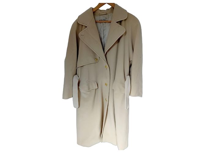 Abrigo Largo Beige Escada 