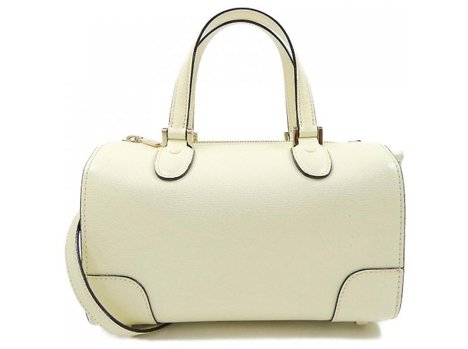 Mini sac en cuir Valextra Beige