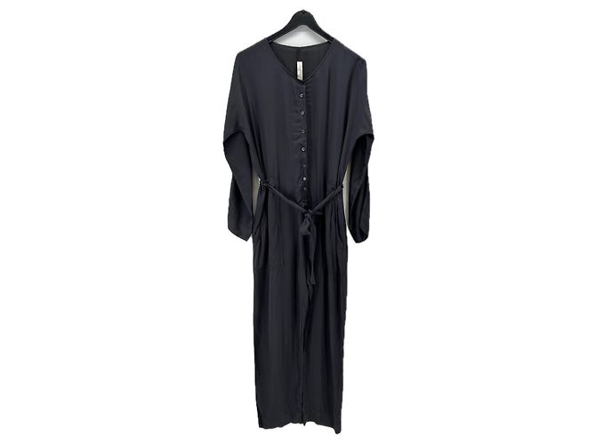 Autre Marque Dunkelgrauer Overall, marineblau Schwarz