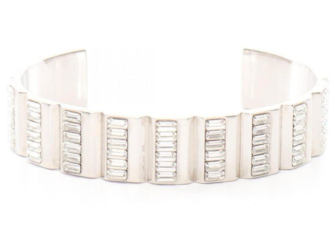 Bracciale in strass Yves Saint Laurent Argento