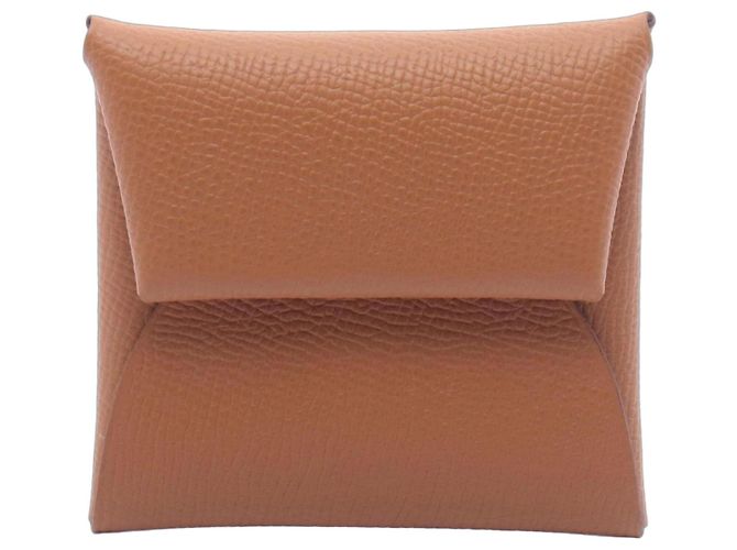 Billetera Hermès Bastia - Monedero Castaño