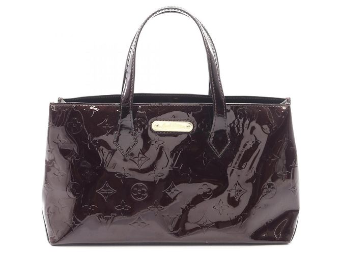 Louis Vuitton Wilshire PM Handtasche Bordeaux Lila