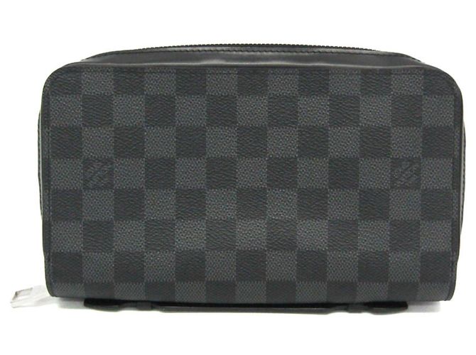 Portafoglio Zippy XL Damier Graphite Louis Vuitton Damier ebene
