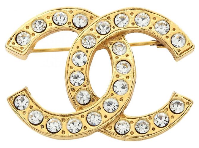 Spilla Accessorio Coco Mark di Chanel D'oro