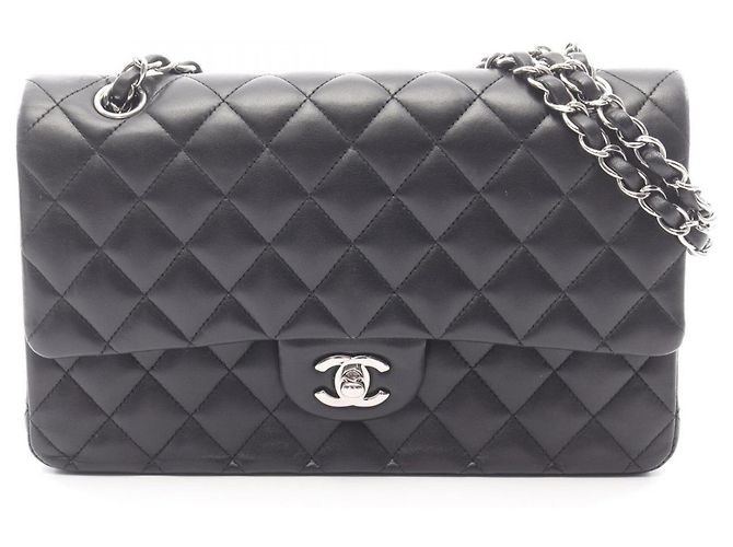 Borsa a Spalla Chanel Matelassé Double Flap Nero