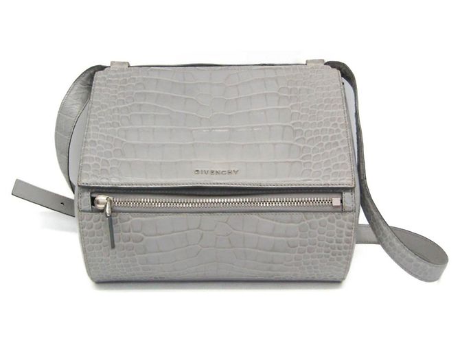 Borsa a spalla in pelle donna Pandora Box Medium di Givenchy Marrone