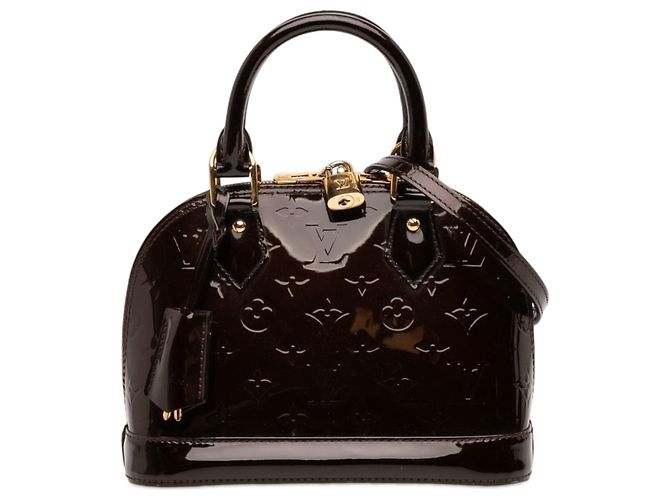 Louis Vuitton Alma BB em Vernis Monogram Roxo