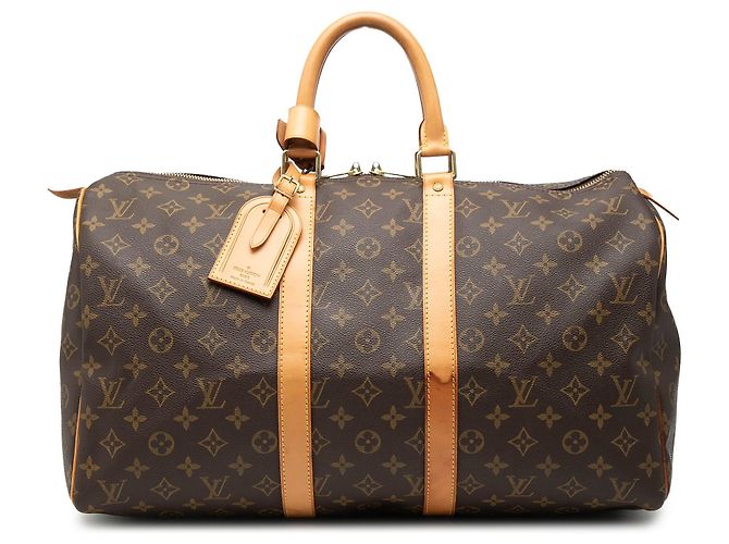 Louis Vuitton Keepall 45 Monogram Marrone