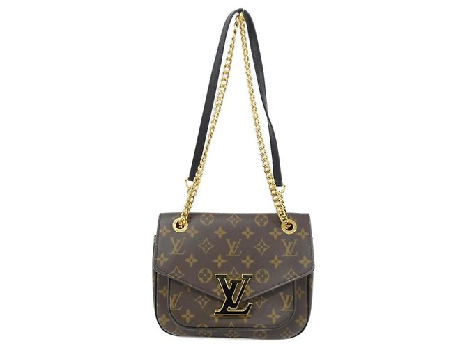 Bolsa de Ombro Monogram Passy Louis Vuitton Marrom