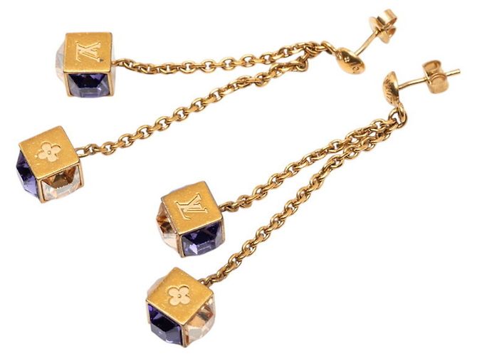 Orecchini in oro Louis Vuitton D'oro