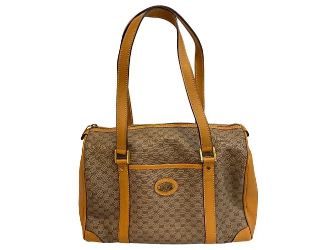 Sac Boston Old Micro GG de Gucci Marron