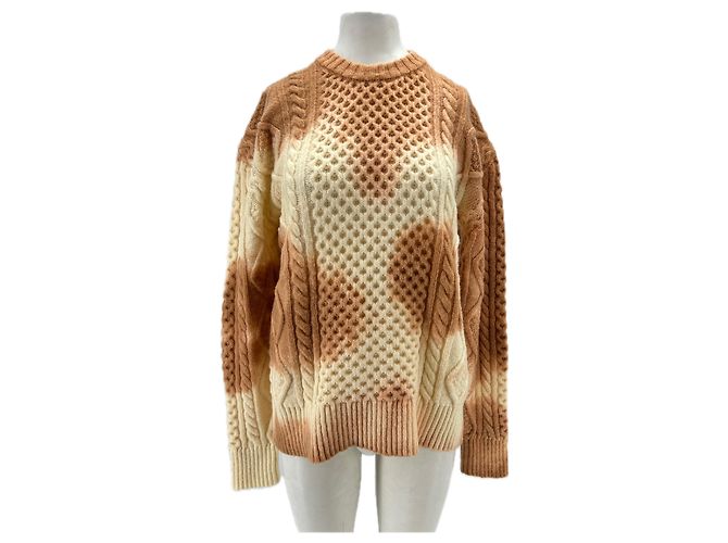 Autre Marque Suéter LANEUS de lã laranja e amarelo S