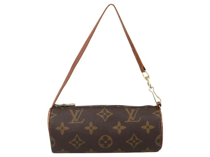 Pochette Papillon Monogram in Tela Mini Louis Vuitton Marrone