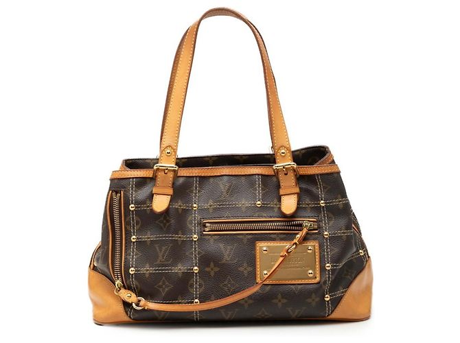 Bolsa de mão Monogram Rivet Louis Vuitton Marrom