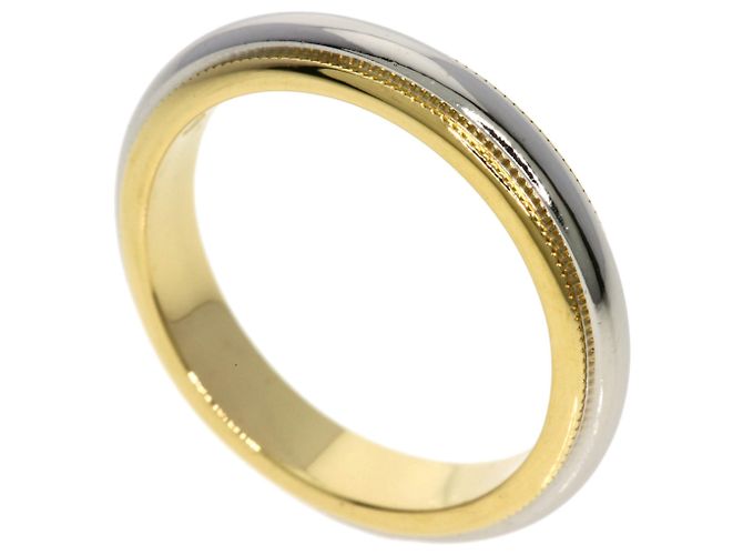 Anillo Milgrain Tiffany & Co. Amarillo