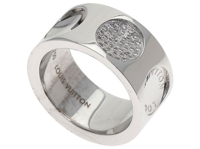 Louis Vuitton Grand Bague Empreinte Diamond Ring Golden
