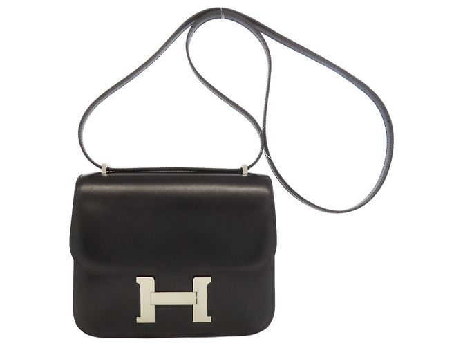 Borsa a Spalla Constance Mini Hermès Nero 