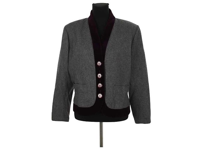 Yves Saint Laurent Grauer Blazer 