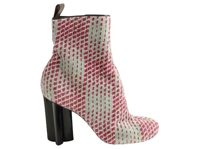 Louis Vuitton Botas de veludo rosa