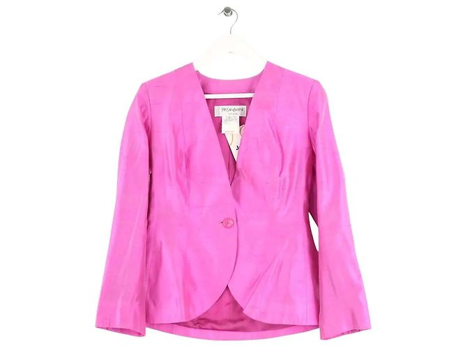 Yves Saint Laurent Rosa Blazer Pink 