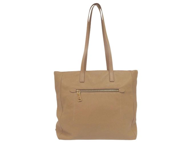 Bolsa de Ombro/Tote Prada Vitello Daino BR4711 Marrom