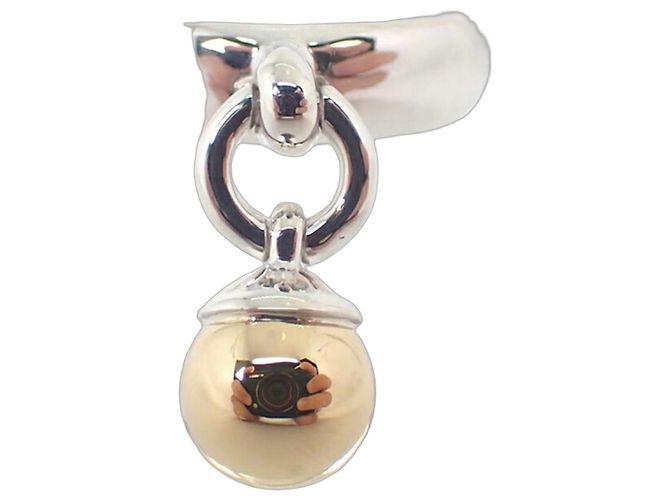 Tiffany & Co. 925 750 Ball Dangle Ring