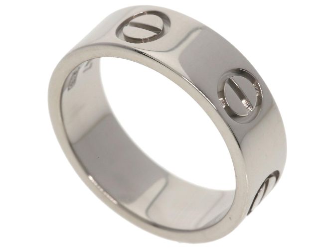 Anillo Love Cartier en oro blanco de 18K
