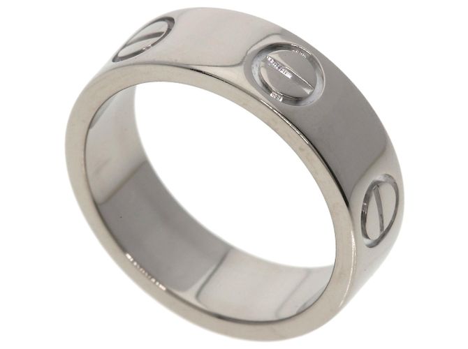 Anillo Cartier Love en oro blanco de 18K