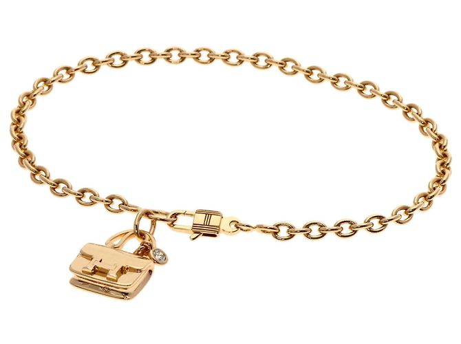 Pulsera Constance 1P con diamante de Hermès en oro rosa de 18K