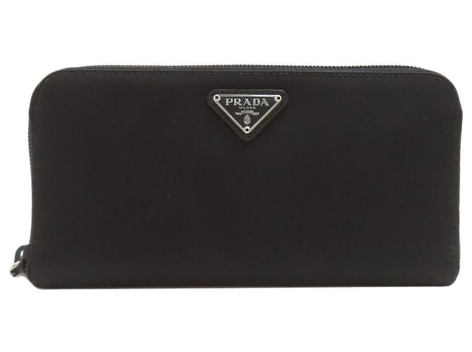 Portafoglio Lungo Prada M506 in Nylon Nero