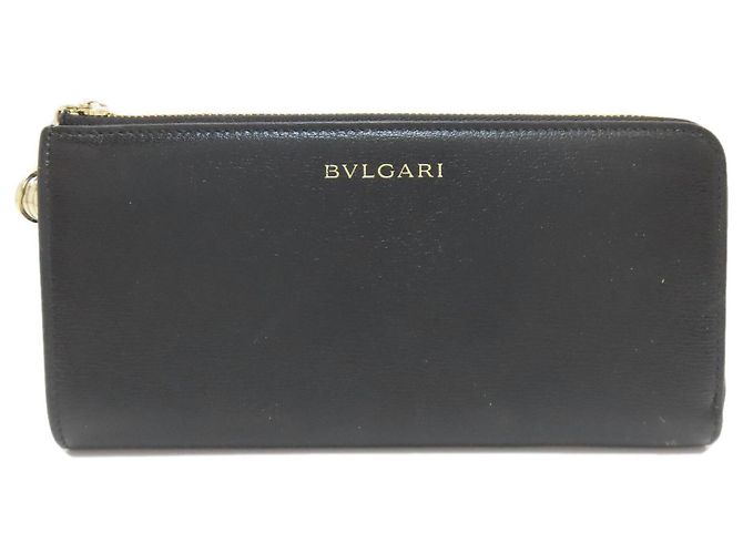 Bulgari Bvlgari B.zero1 Charm Long Wallet Black
