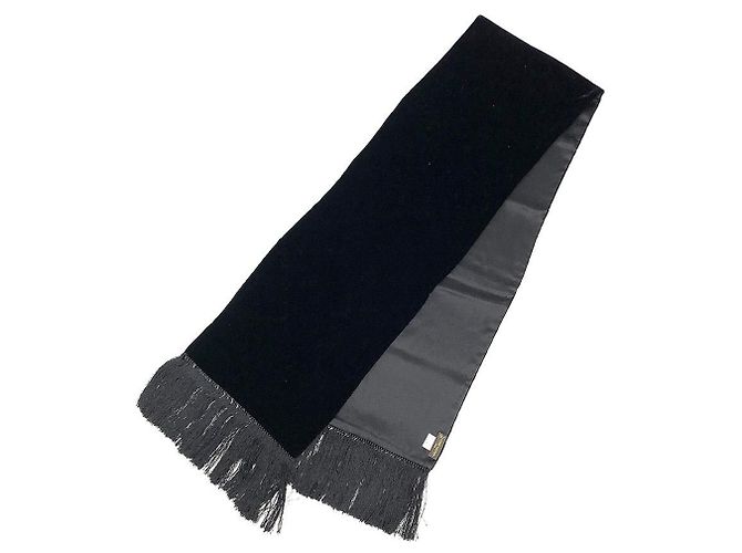Xale de veludo Monogram Louis Vuitton Preto