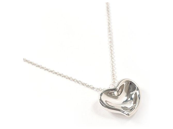 Tiffany & Co Collana Tiffany Cuore Curvo Elsa Peretti Argento