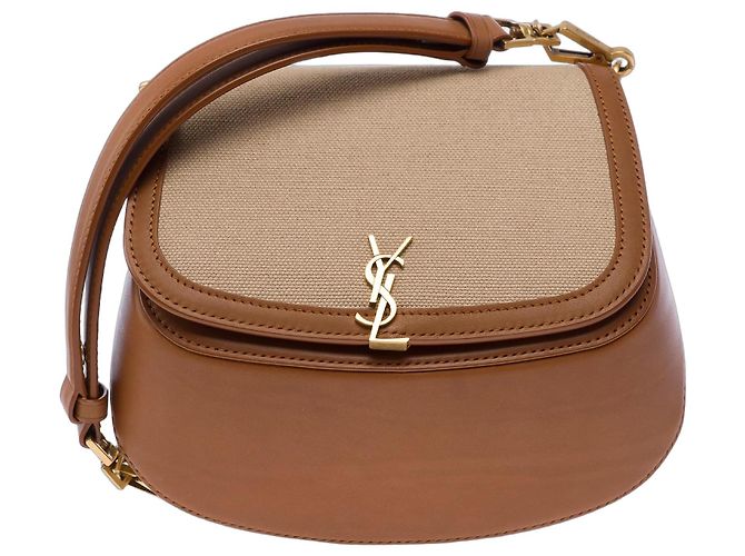 YVES SAINT LAURENT Beiger Canvas-Beutel - 103449