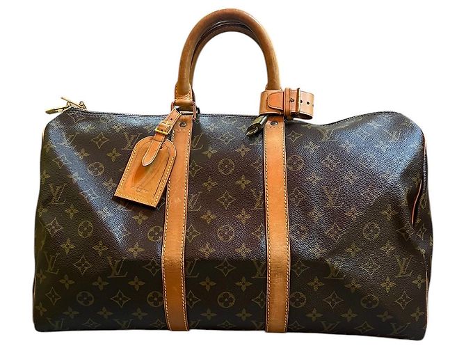 Borsa da viaggio Keepall 45 in tela Monogram Louis Vuitton 1992