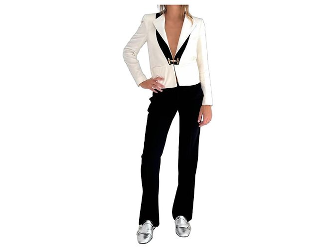 Alexander McQueen Pantaloni da Smoking Neri Nero