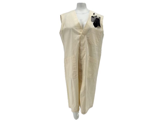 Raf Simons Bluse senza maniche beige