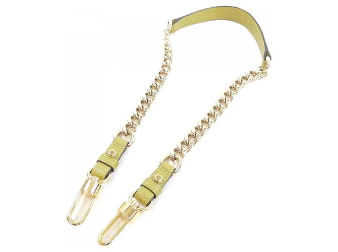 Delvaux Short Chain Strap Accessory Green